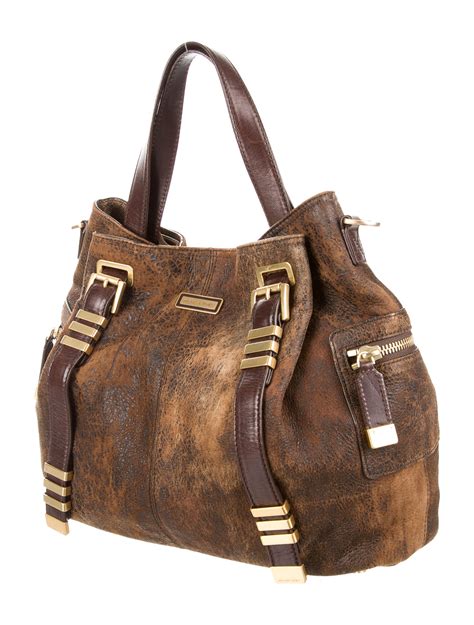 michael kors leather purses kohls|Michael Kors distressed leather handbags.